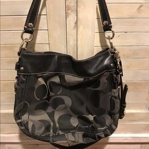 Coach black and gray bag, style C1082