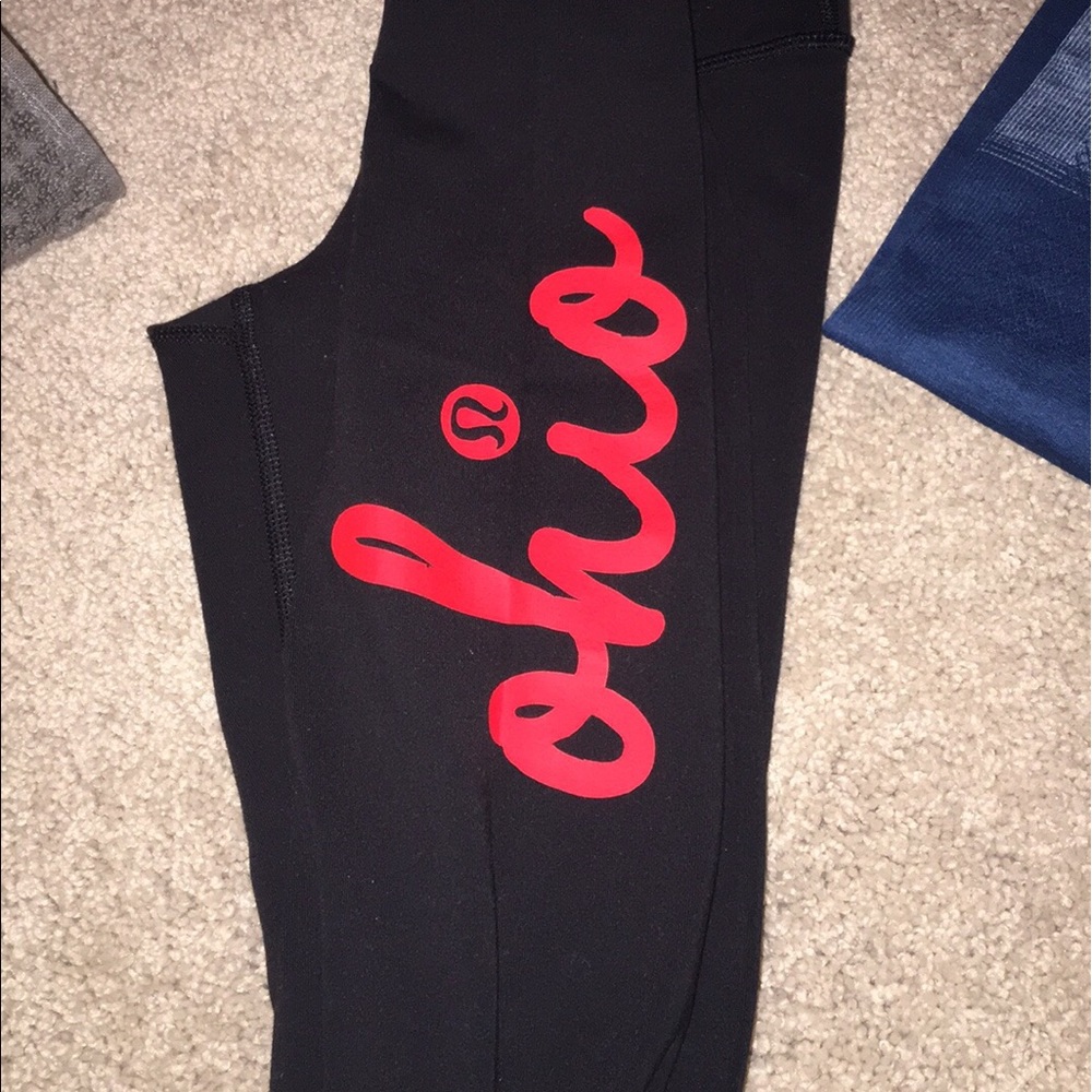 Limited edition ohio script lululemon leggings