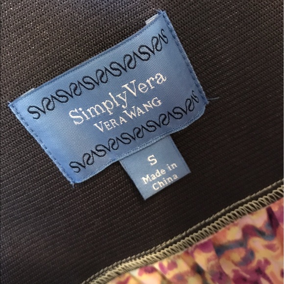 Vera Wang multi-colored V-neck dress! (Unworn) - Picture 6 of 6