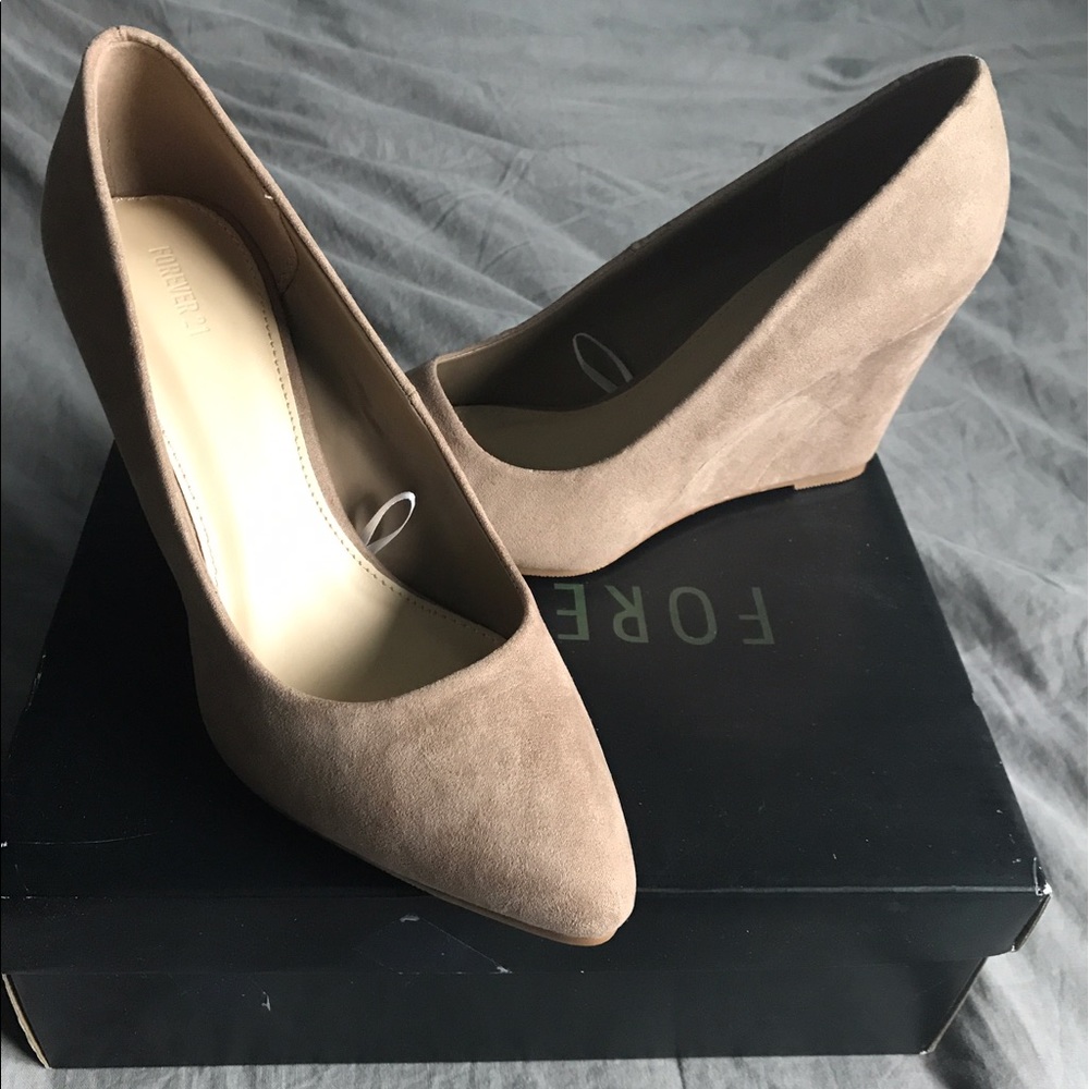 Taupe Wedges