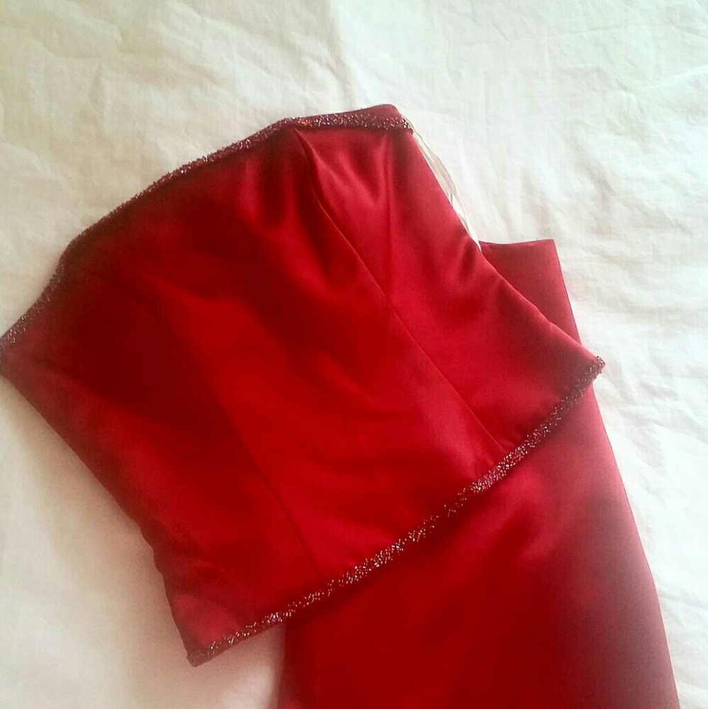 Two-piece Strapless Formal Dress