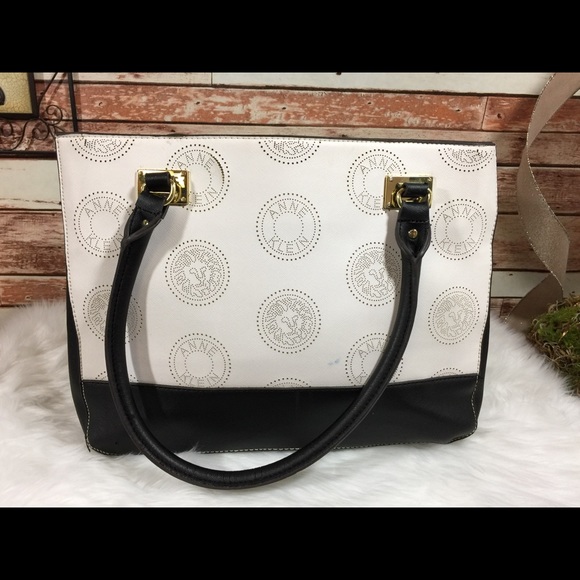 Anne Klein Handbags - Anne Klein white/black shopper bag/purse