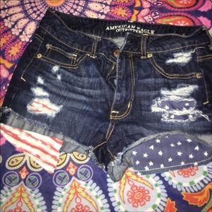 AE 4th of July shorts