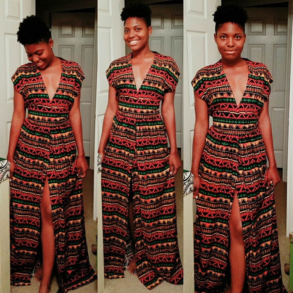African Print Dress