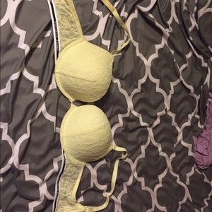 Yellow Victoria secrets bra