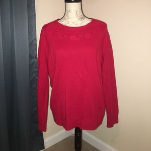 NWT Vineyard Vines Whale Sweater - Red, Size Large