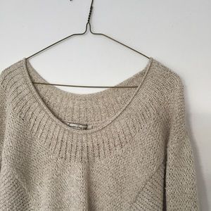 American Rag Tan Quarter-Sleeve Sweater