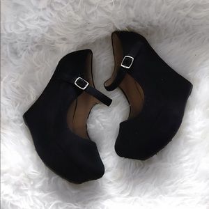 Mary Jane Wedge Heels