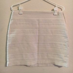 H & M Cream Skirt