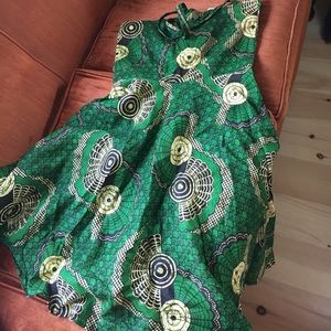 African fabric dress