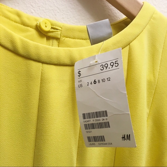 NWT Lemon-drop Sleeveless Dress - Picture 2 of 4