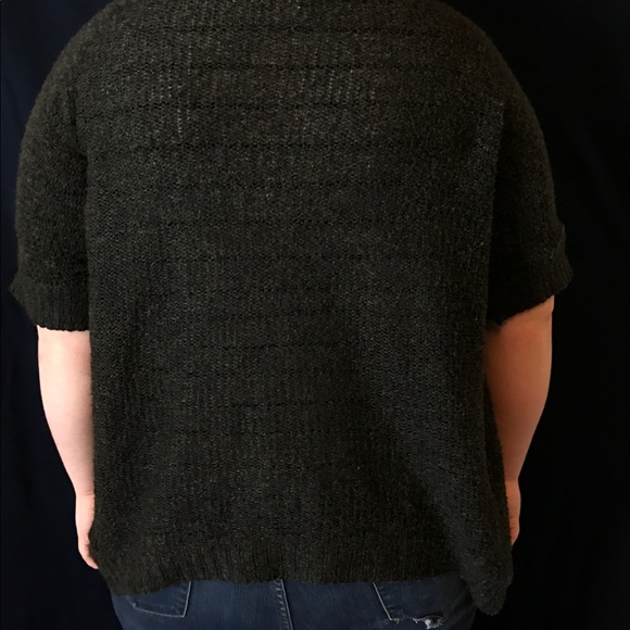 Dark grey short sleeve cardi :) - Picture 3 of 4