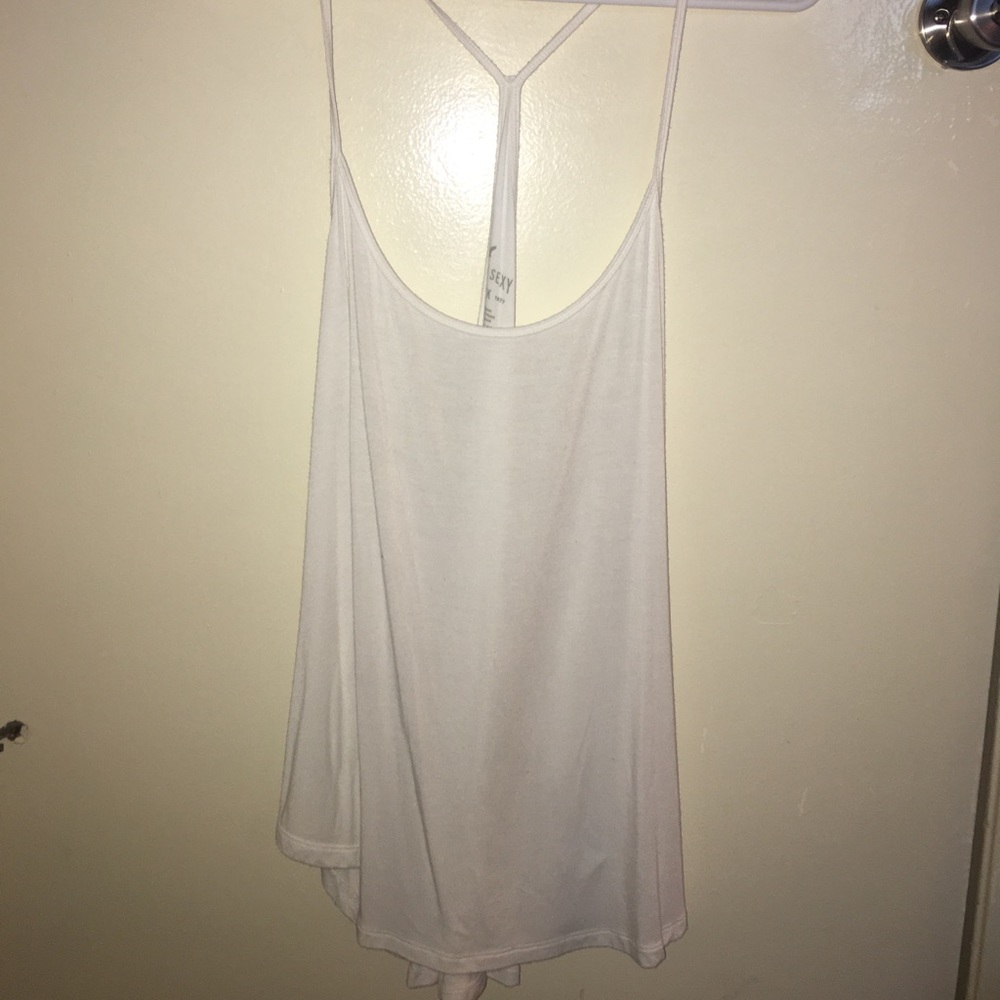 A white tank top.(worn once)