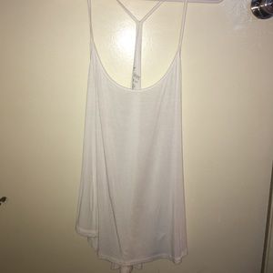 A white tank top.(worn once)