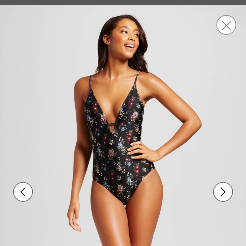 NWT Floral One Piece Suit