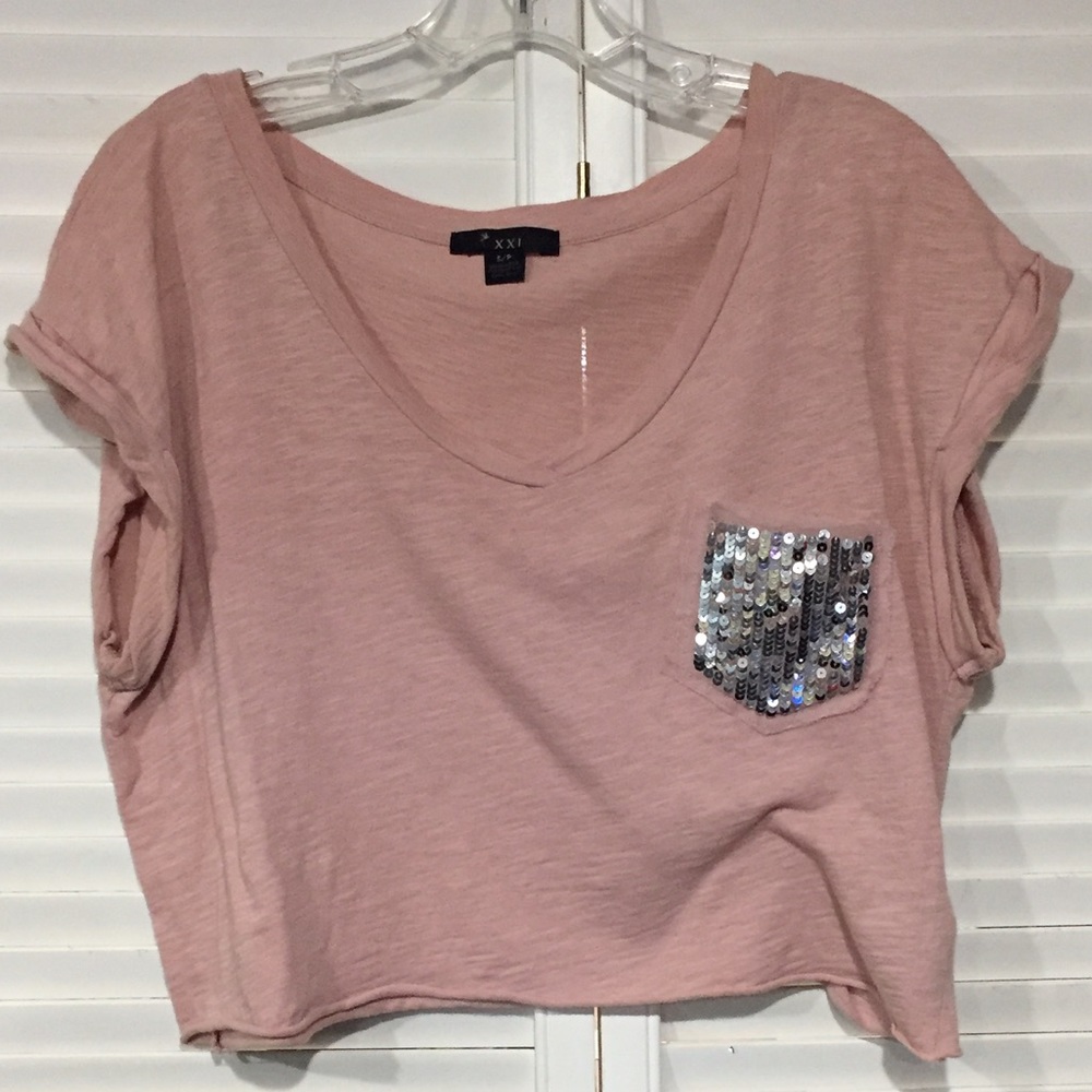Forever 21 Loose Fit Crop Top