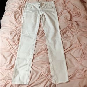 AE white skinny jeans