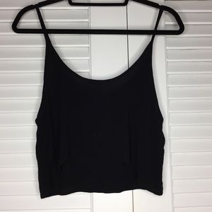 Tops - NWOT PacSun LA Hearts Cami Cropped Tank in Black Tops - NWOT PacSun LA Hearts Cami Cropped Tank in Black