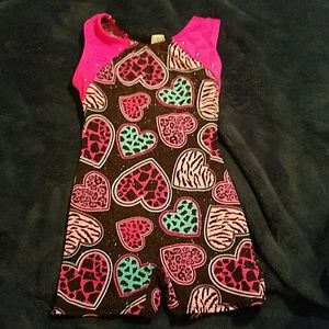 Girls gymnastics leotard, xs (3-4)