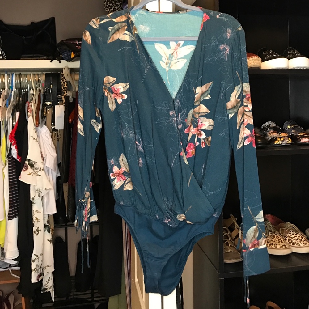 Zara floral body suit