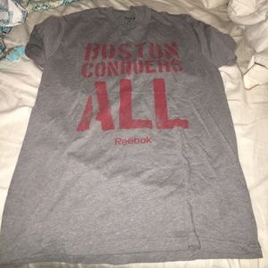 Boston conquers all Reebok T-shirt