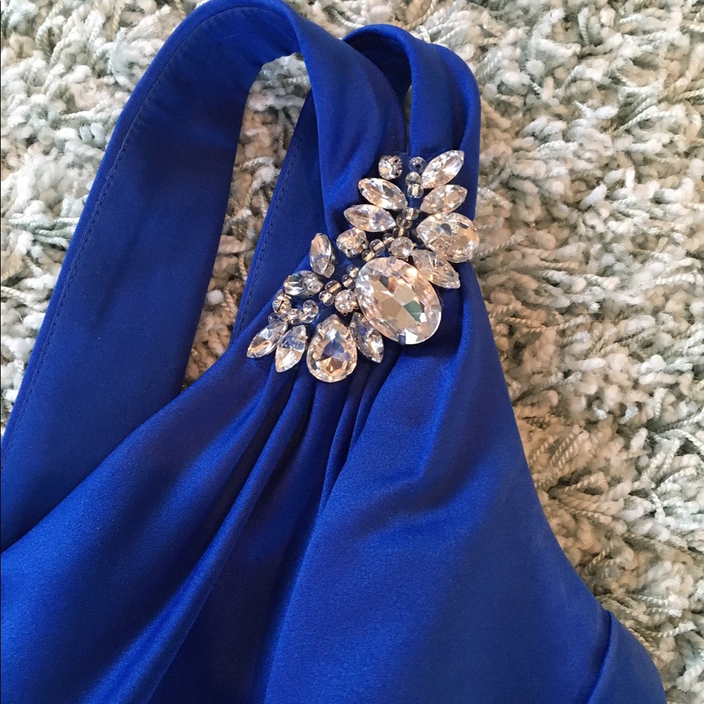 Royal Blue Prom Dress - Picture 2 of 8