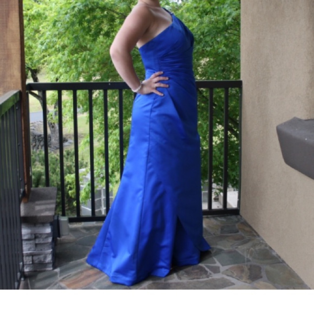 Royal Blue Prom Dress - Picture 5 of 8