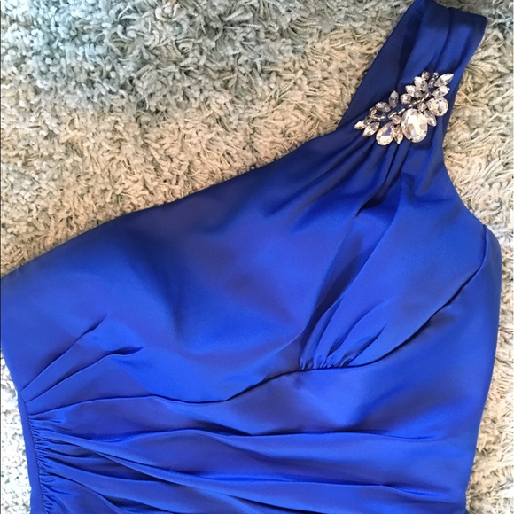 David's Bridal Dresses & Skirts - Royal Blue Prom Dress