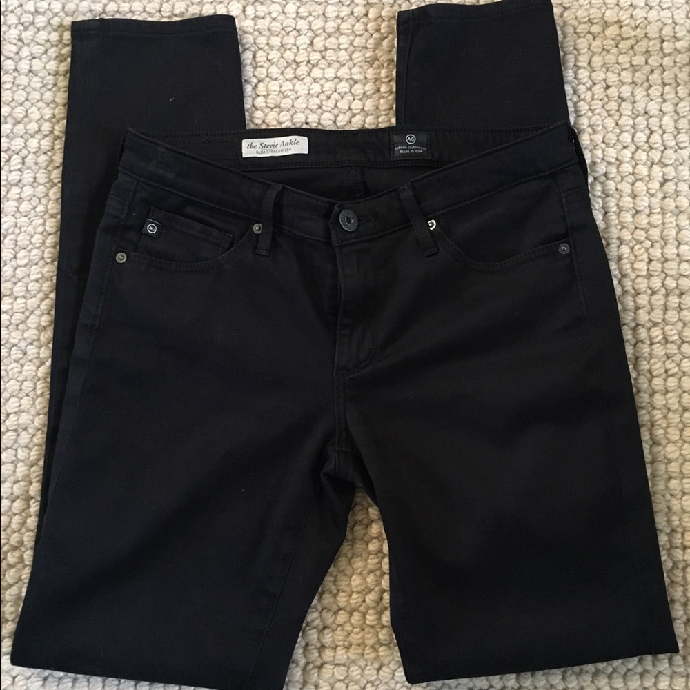 Adriano Goldschmied AG Stevie Ankle Jean In Black