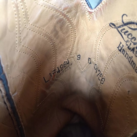 Men's Lucchese Classic Handmade USA Boots Size 9 - Picture 5 of 6