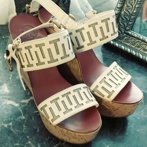 limitted edition Tory Burch wedges