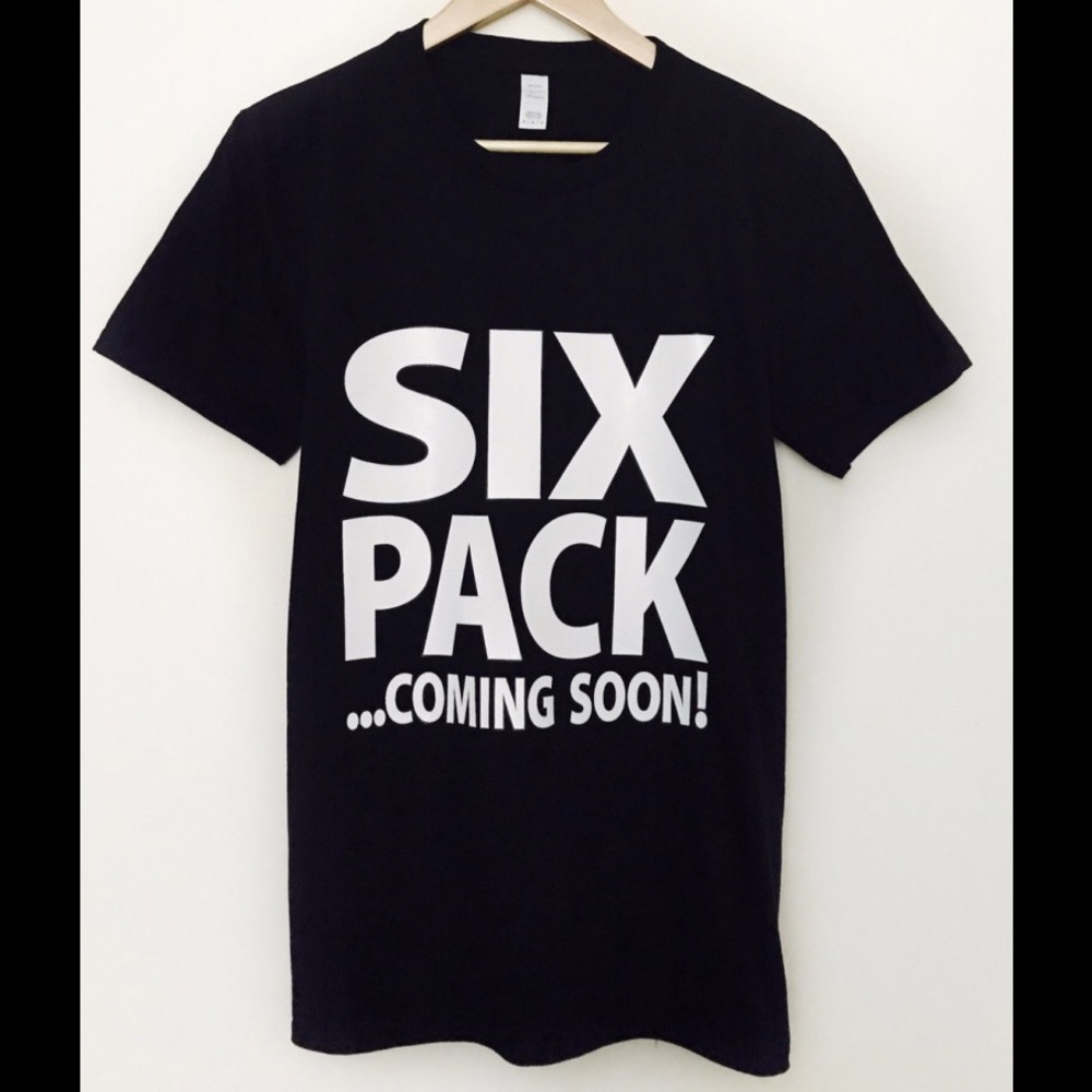 BTF 🏋️‍♀️Six Pack Coming Soon Graphic T-Shirt