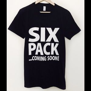 BTF 🏋️‍♀️Six Pack Coming Soon Graphic T-Shirt