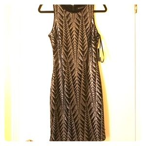 GUESS SEQUIN ART DECO DRESS orginnaly $148