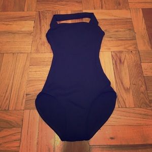 Black Capezio Halter Leotard