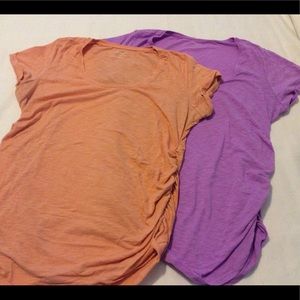Pair of scoop neck tees