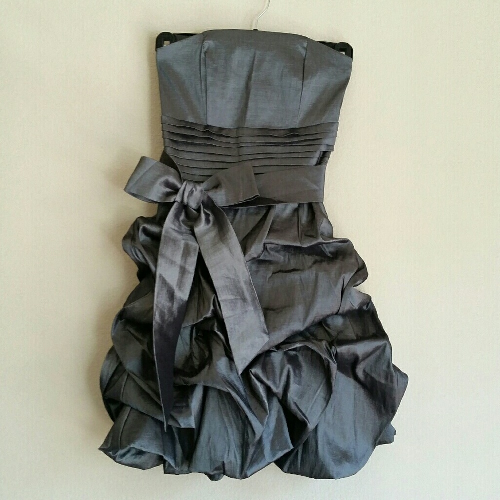 Strapless Ruffle Dress