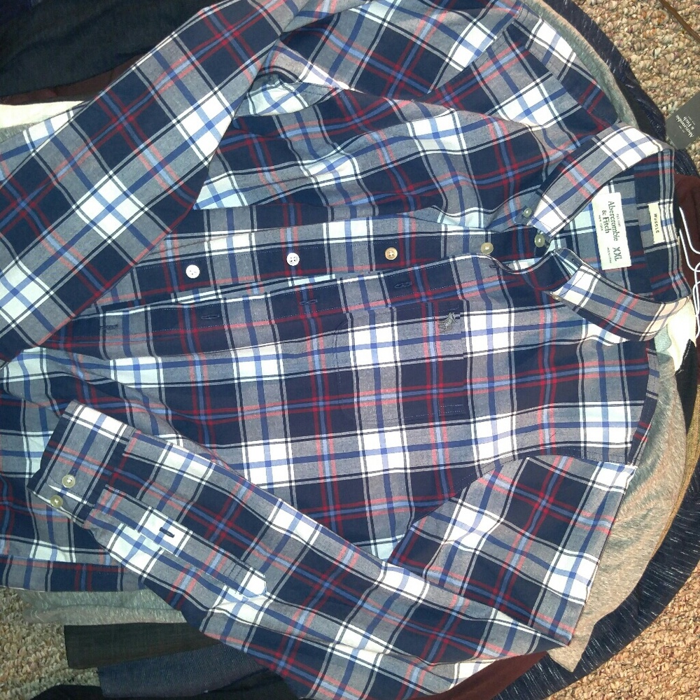 Abercrombie mens dress shirt