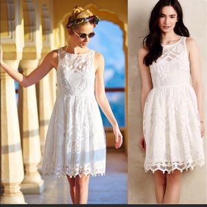 🍍🍍VGUC pina lace maeve dress Anthropologie size8