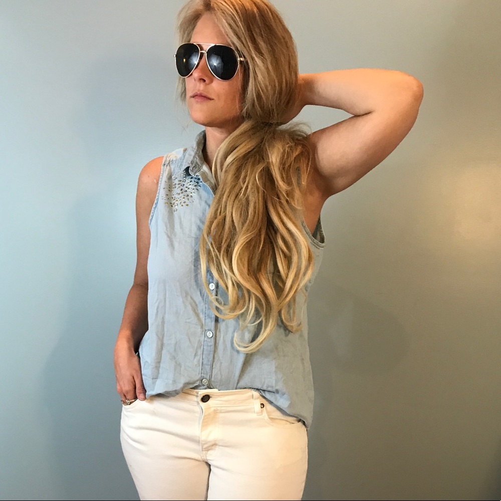 Button up Jean shirt