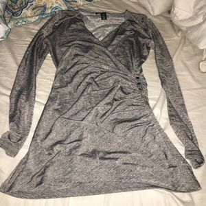 Grey sweater tunic from White House black market
