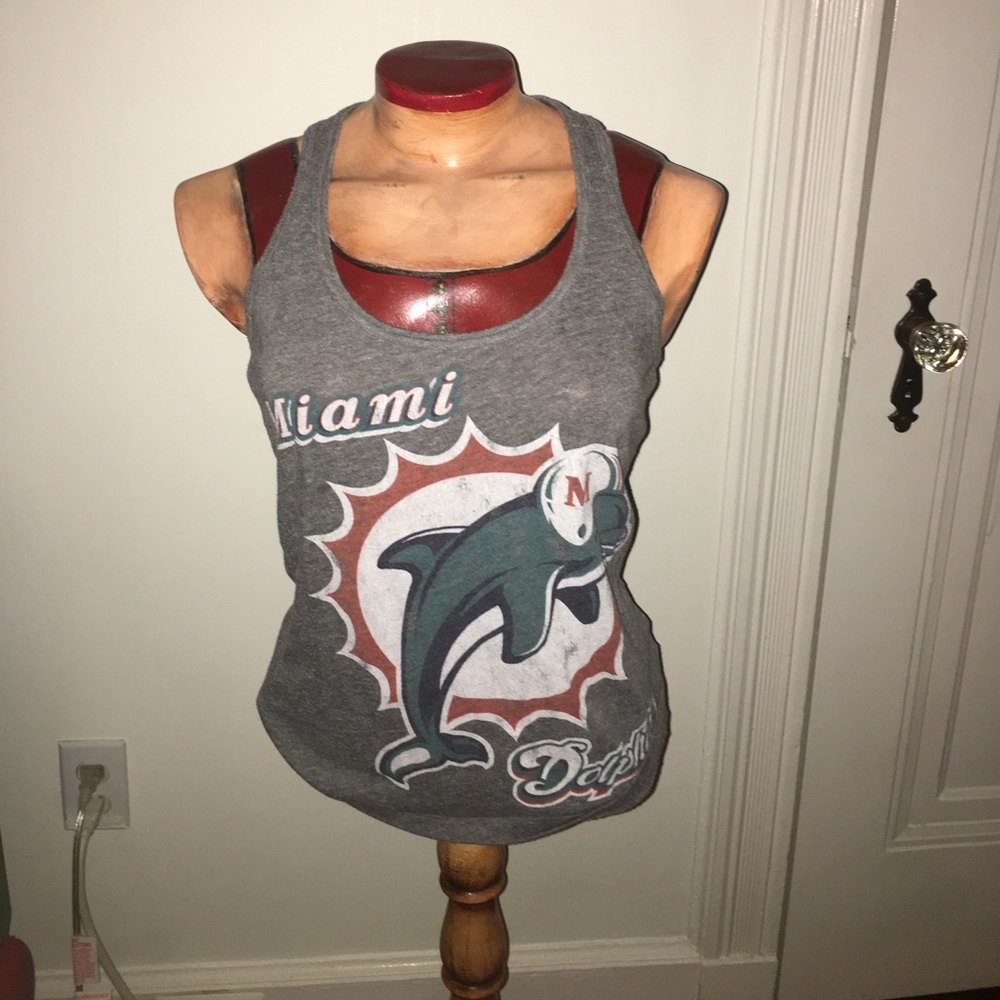 NFL Miami dolphins racerback tank top