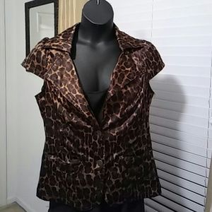 Leopard print jacket