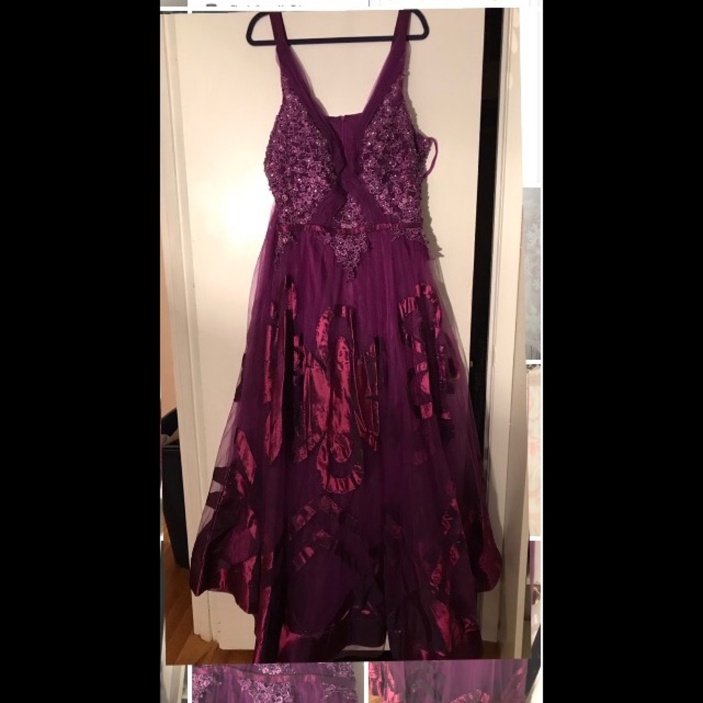 Maxi dress. Fancy and fun. Magenta.