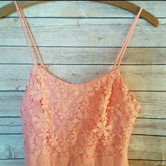 Sexy Salmon Pink Strappy  Party Wedding Dress - Picture 2 of 6