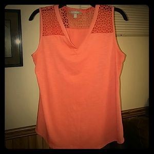 Coral tank top