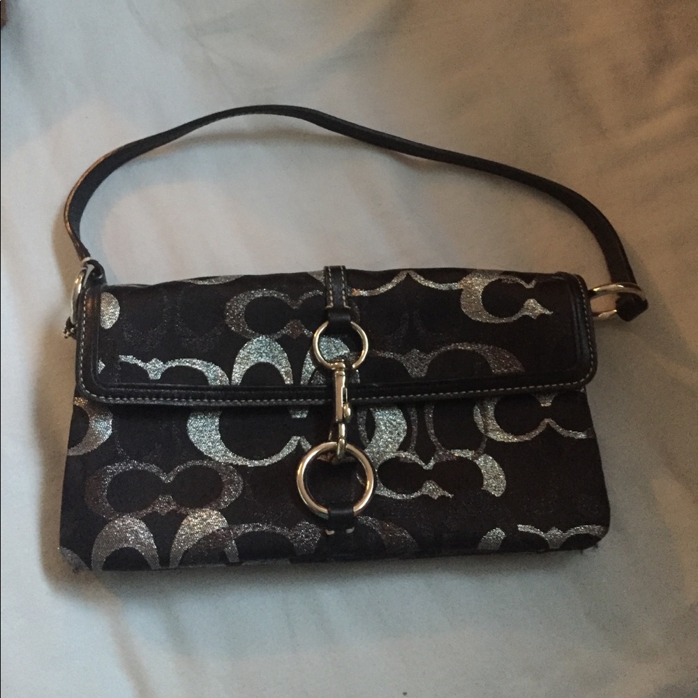 ‼️SOLD‼️Preloved authentic coach shoulder bag.