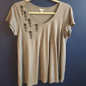 U.O. - Ecote beaded shirt