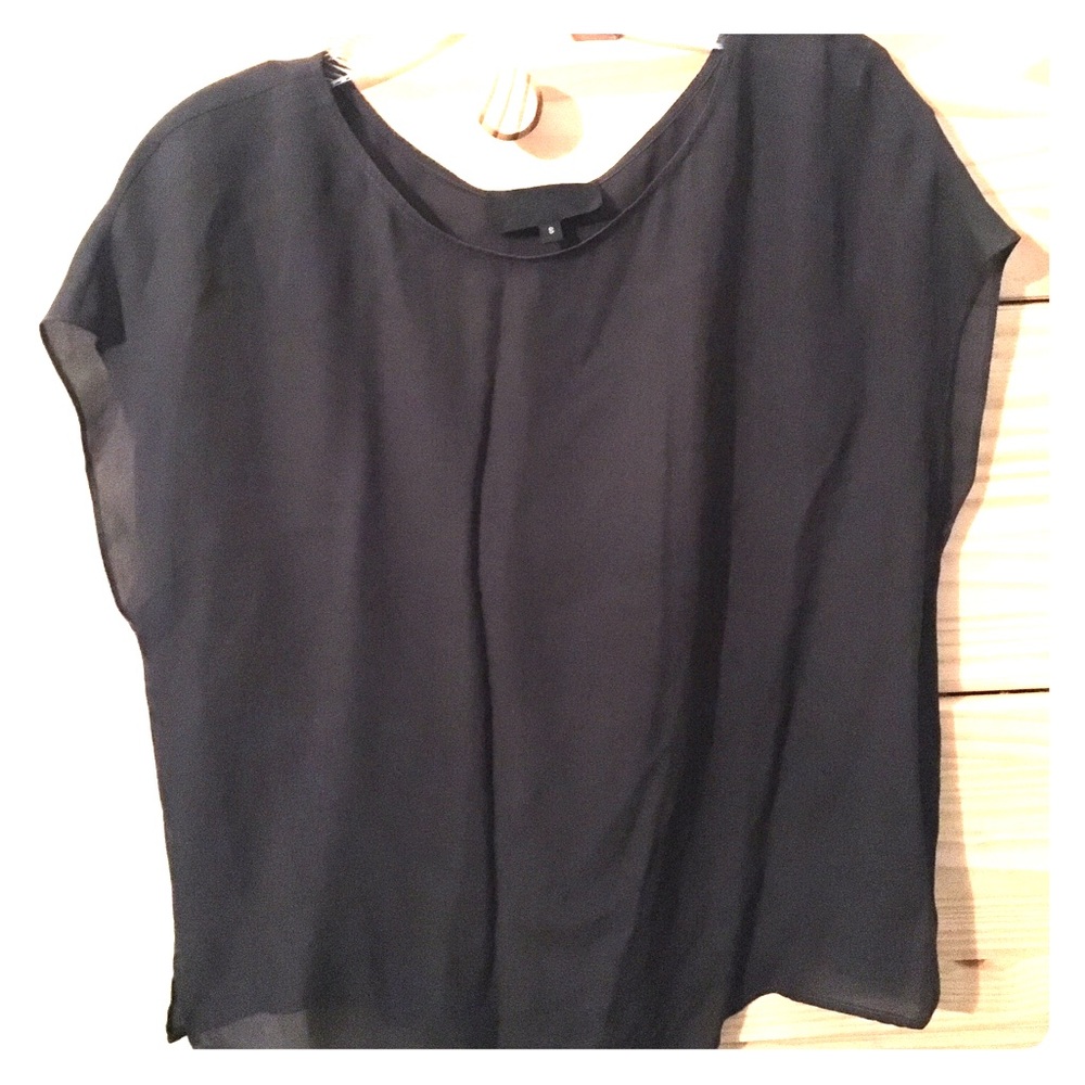 Nili Lotan, Grey/Blue Blouse