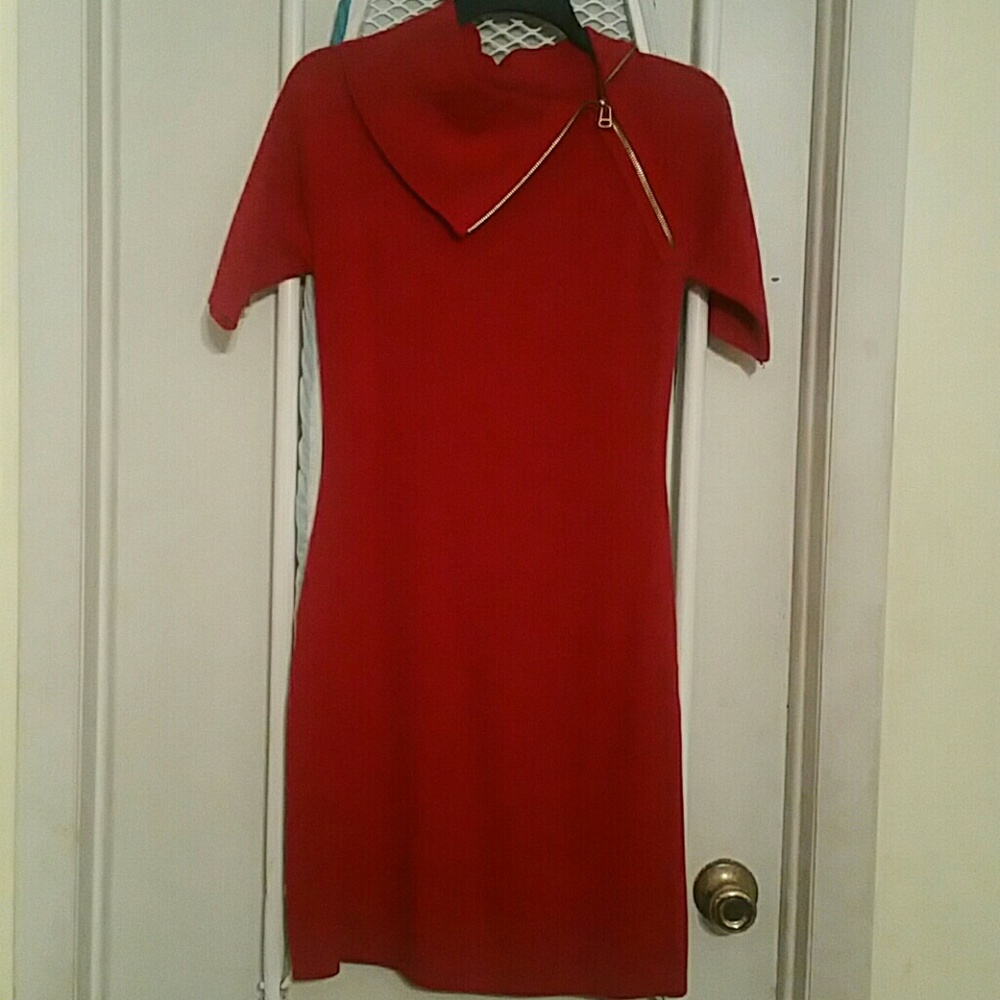 Classy Calvin Klein Red sweater dress